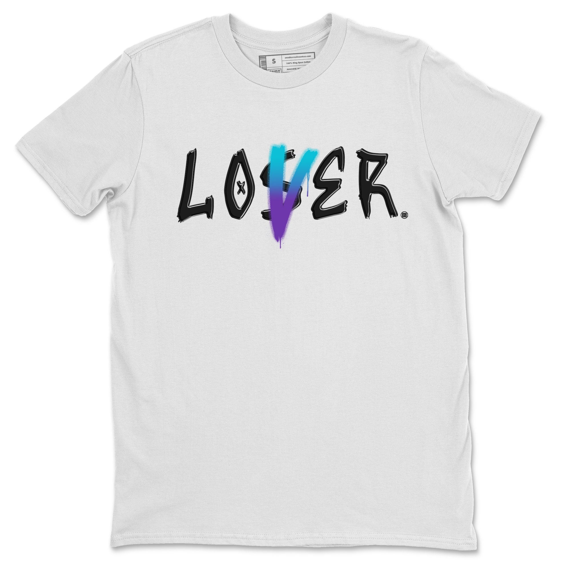 AJ6 Aqua Sneaker Match Tees Loser Lover Sneaker Tees Air Jordan 6 Aqua SNRT Sneaker Release Tees Unisex Shirts White 2