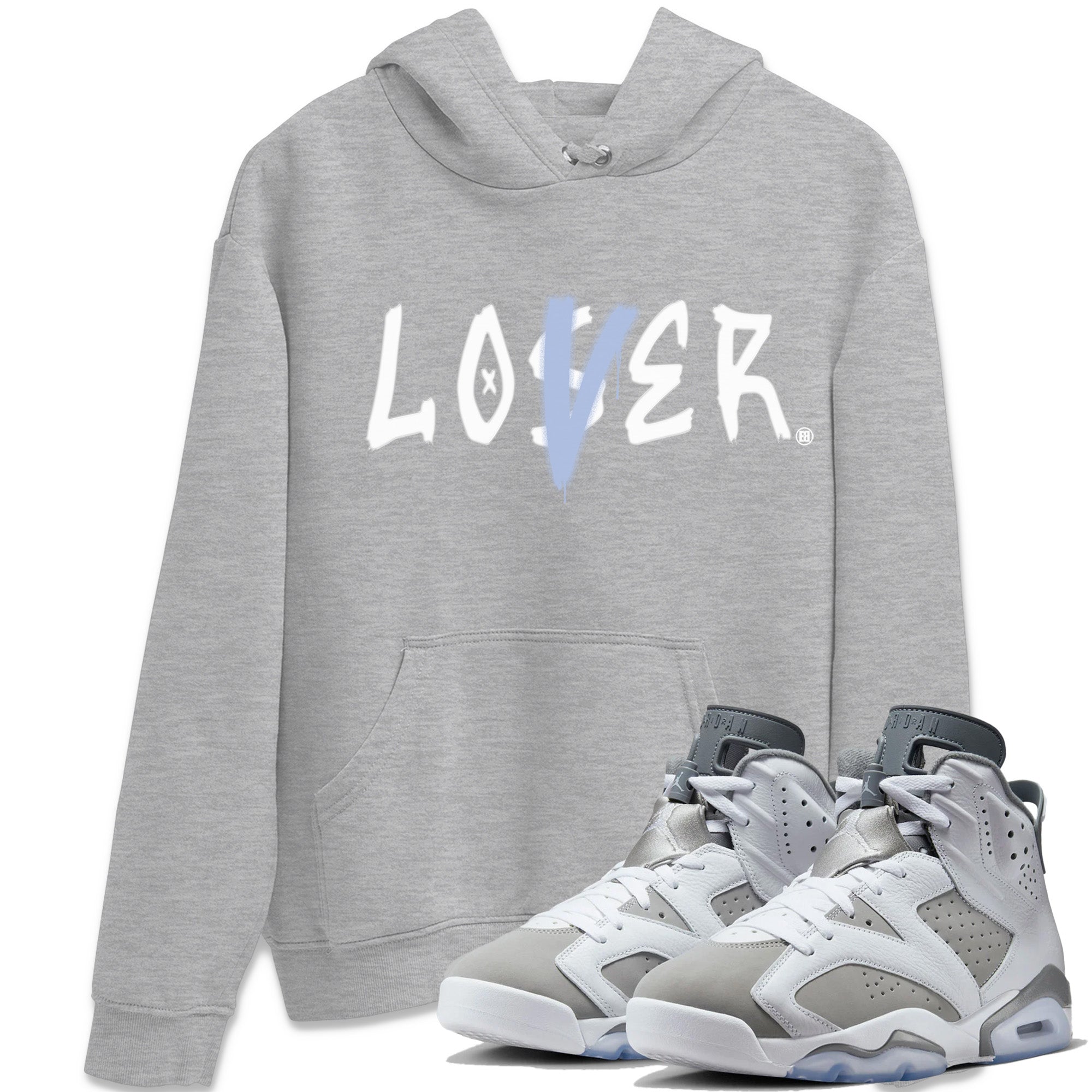 Jordan 6 Cool Grey Sneaker Match Tees Loser Lover Sneaker Tees Jordan 6 Cool Grey Sneaker Release Tees Unisex Shirts