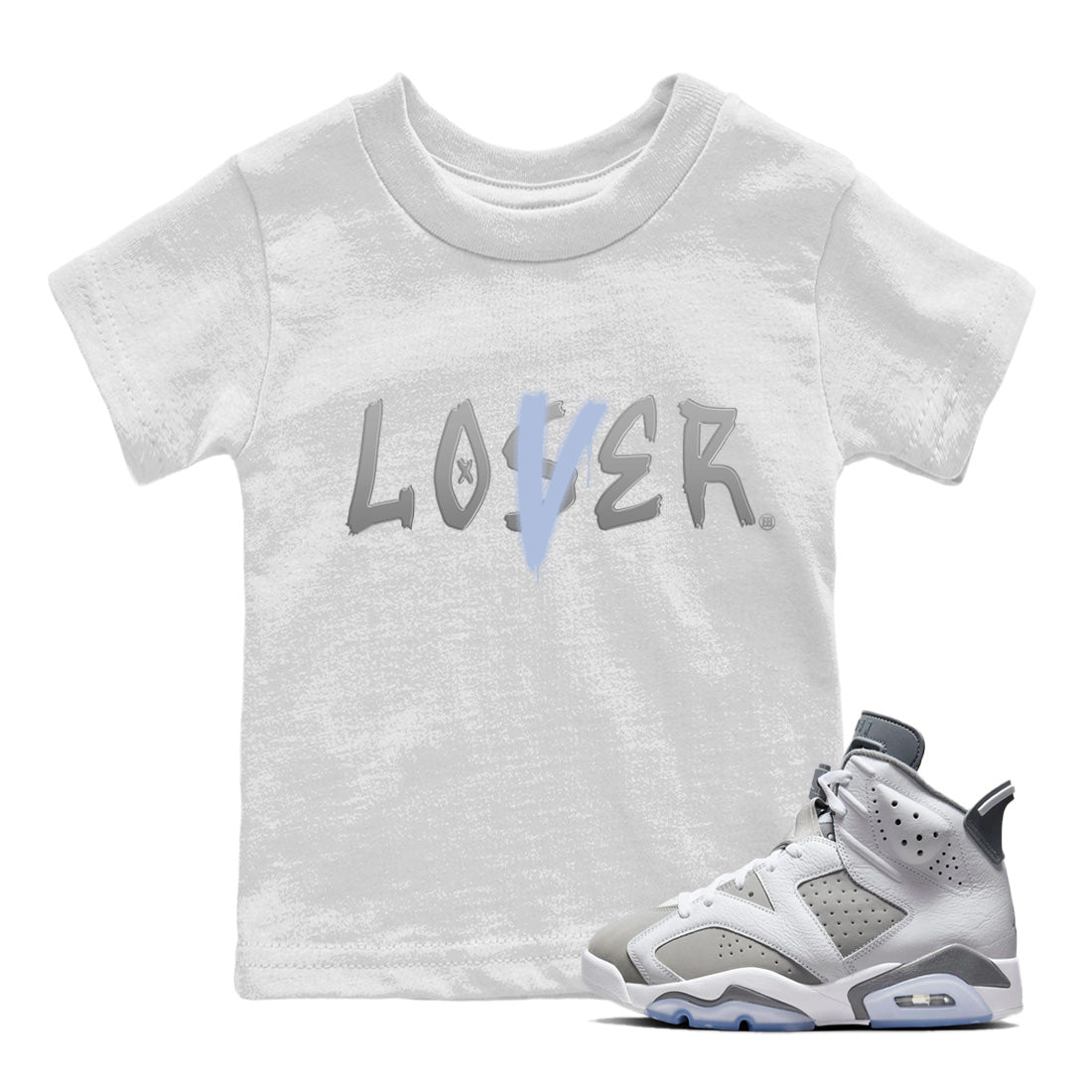 Jordan 6 Cool Grey Sneaker Match Tees Loser Lover Sneaker Tees Jordan 6 Cool Grey Sneaker Release Tees Kids Shirts