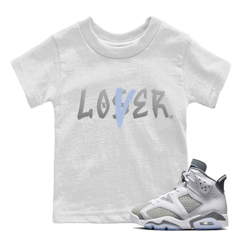 Jordan 6 Cool Grey Sneaker Match Tees Loser Lover Sneaker Tees Jordan 6 Cool Grey Sneaker Release Tees Kids Shirts
