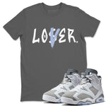 Jordan 6 Cool Grey Sneaker Match Tees Loser Lover Sneaker Tees Jordan 6 Cool Grey Sneaker Release Tees Unisex Shirts