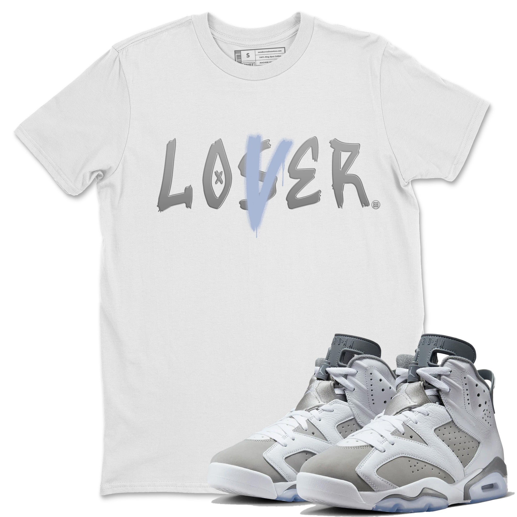 Jordan 6 Cool Grey Sneaker Match Tees Loser Lover Sneaker Tees Jordan 6 Cool Grey Sneaker Release Tees Unisex Shirts