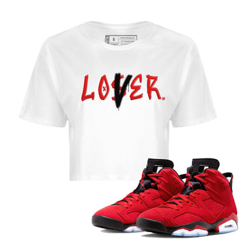 Air Jordan 6 Toro Bravo Loser Lover WMNS Cotton Sneaker Hoodie Air Jordan 6 Toro Bravo Sneaker Crop Hoodie Size Chart