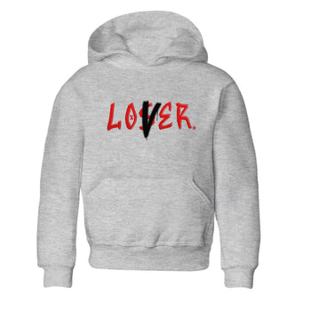 Air Jordan 6 Toro Bravo Sneaker Match Tees Loser Lover Sneaker Tees AJ6 Toro Bravo Shirt Kids Shirts Heather Grey 2