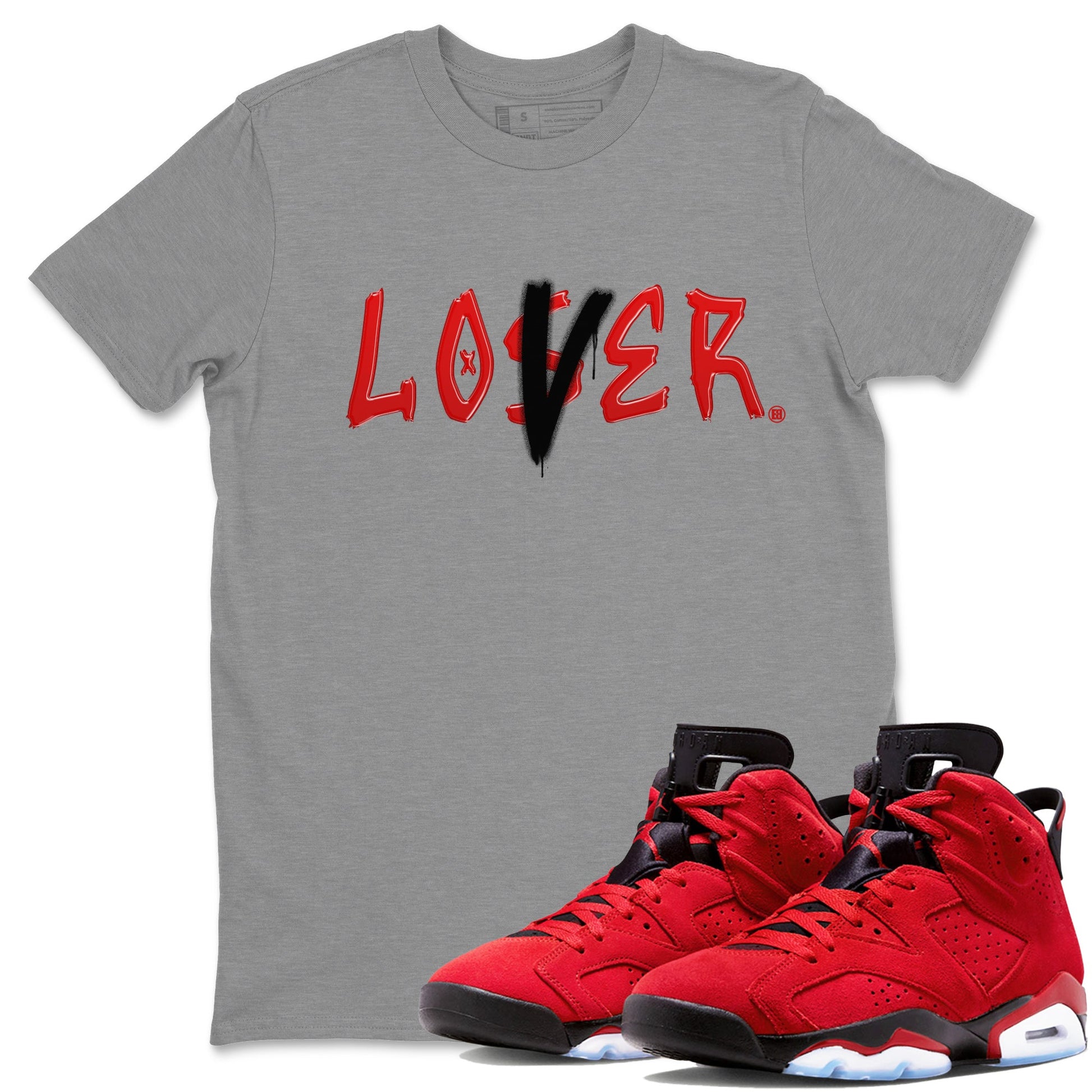 Air Jordan 6 Toro Bravo Loser Lover Crew Neck Sneaker Tees Air Jordan 6 Toro Bravo Sneaker T-Shirts Size Chart