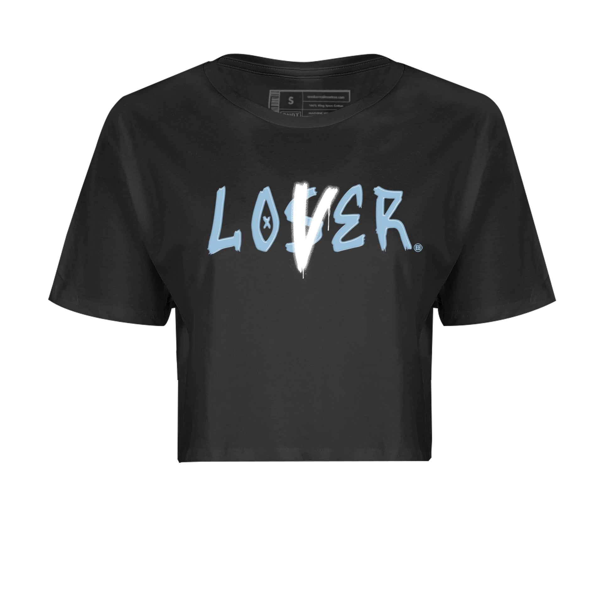 Air Jordan 7 Chambray Sneaker Match Tees Loser Lover Sneaker Tees AJ7 Chambray SNRT Sneaker Release Tees Women's Shirts Black 2