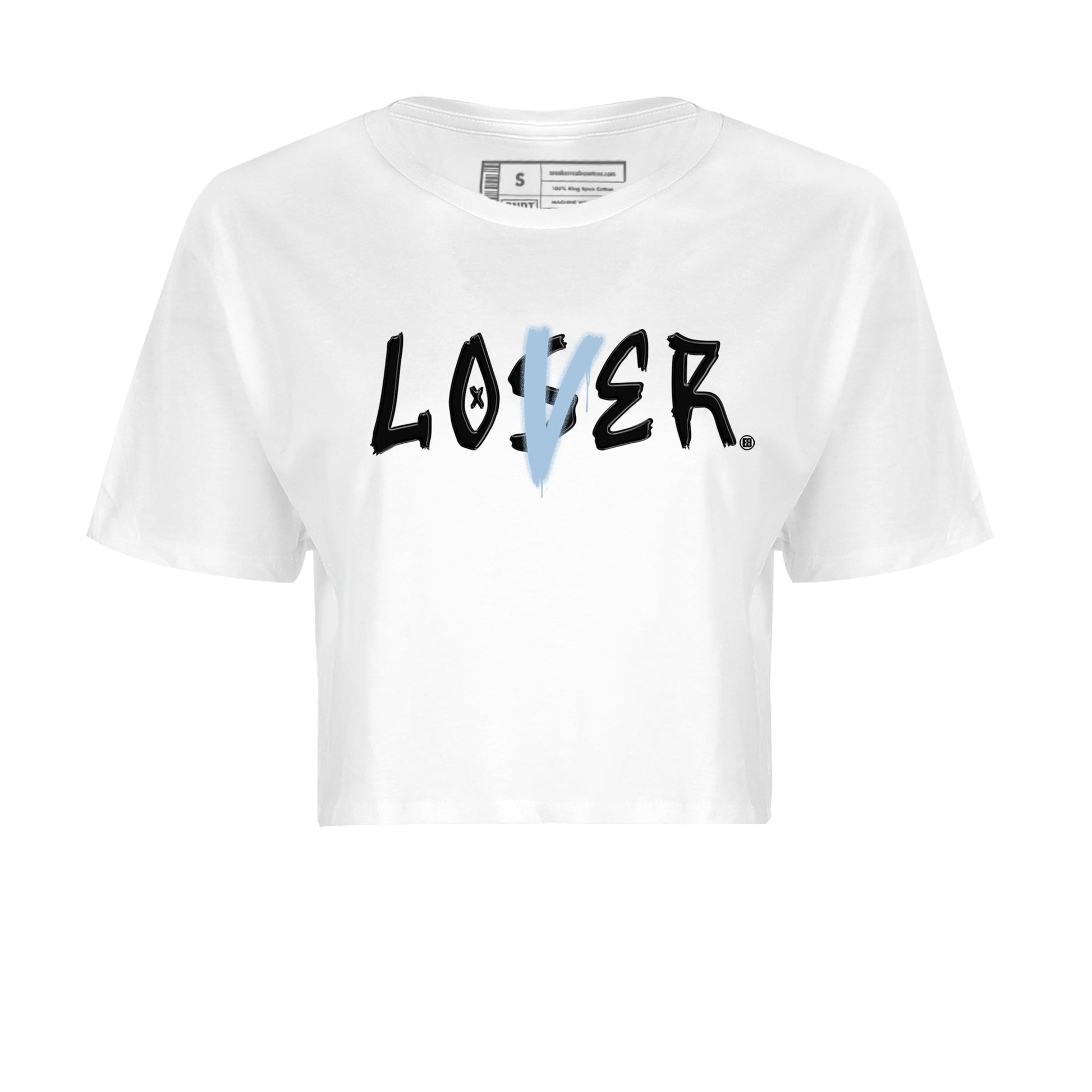 Air Jordan 7 Chambray Sneaker Match Tees Loser Lover Sneaker Tees AJ7 Chambray SNRT Sneaker Release Tees Women's Shirts White 2