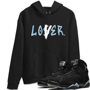 Air Jordan 7 Chambray Sneaker Match Tees Loser Lover Sneaker Tees AJ7 Chambray SNRT Sneaker Release Tees Unisex Shirts Black 1