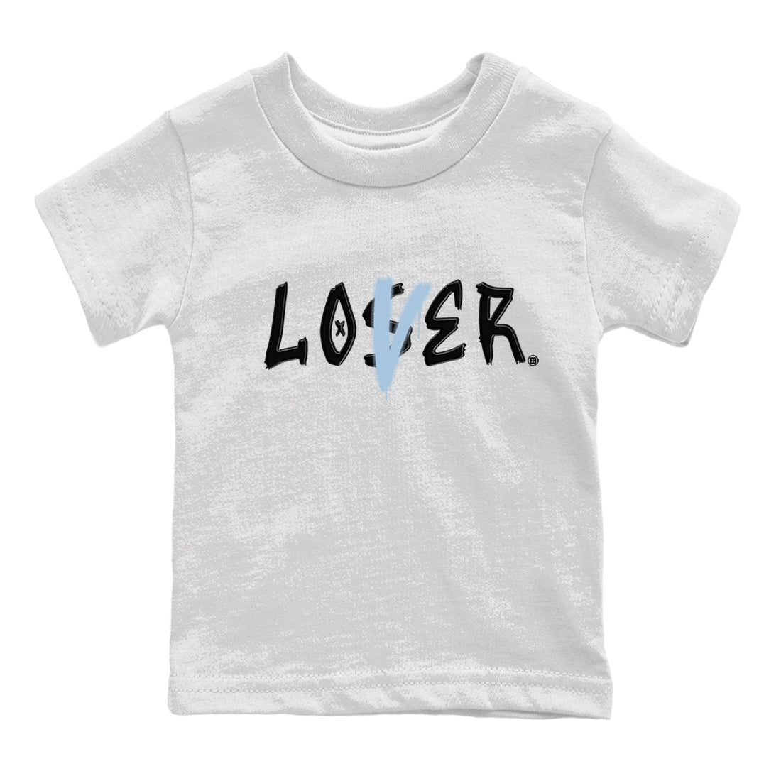 Air Jordan 7 Chambray Sneaker Match Tees Loser Lover Sneaker Tees AJ7 Chambray SNRT Sneaker Release Tees Kids Shirts White 2