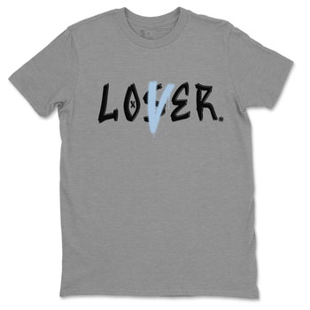 Air Jordan 7 Chambray Sneaker Match Tees Loser Lover Sneaker Tees AJ7 Chambray SNRT Sneaker Release Tees Unisex Shirts Heather Grey 2