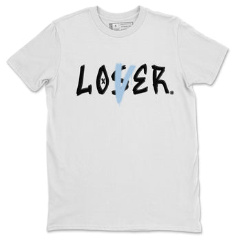 Air Jordan 7 Chambray Sneaker Match Tees Loser Lover Sneaker Tees AJ7 Chambray SNRT Sneaker Release Tees Unisex Shirts White 2