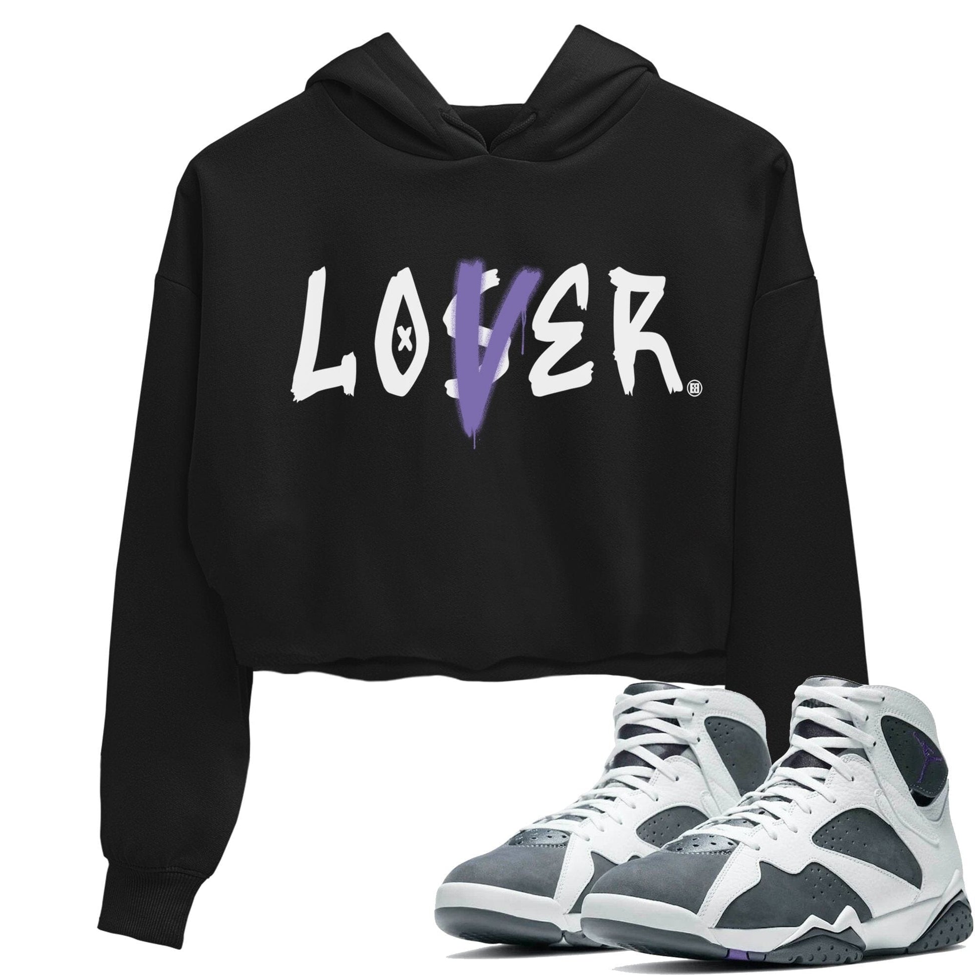 Jordan 7 Flint Sneaker Match Tees Loser Lover Sneaker Tees Jordan 7 Flint Sneaker Release Tees Women's Shirts