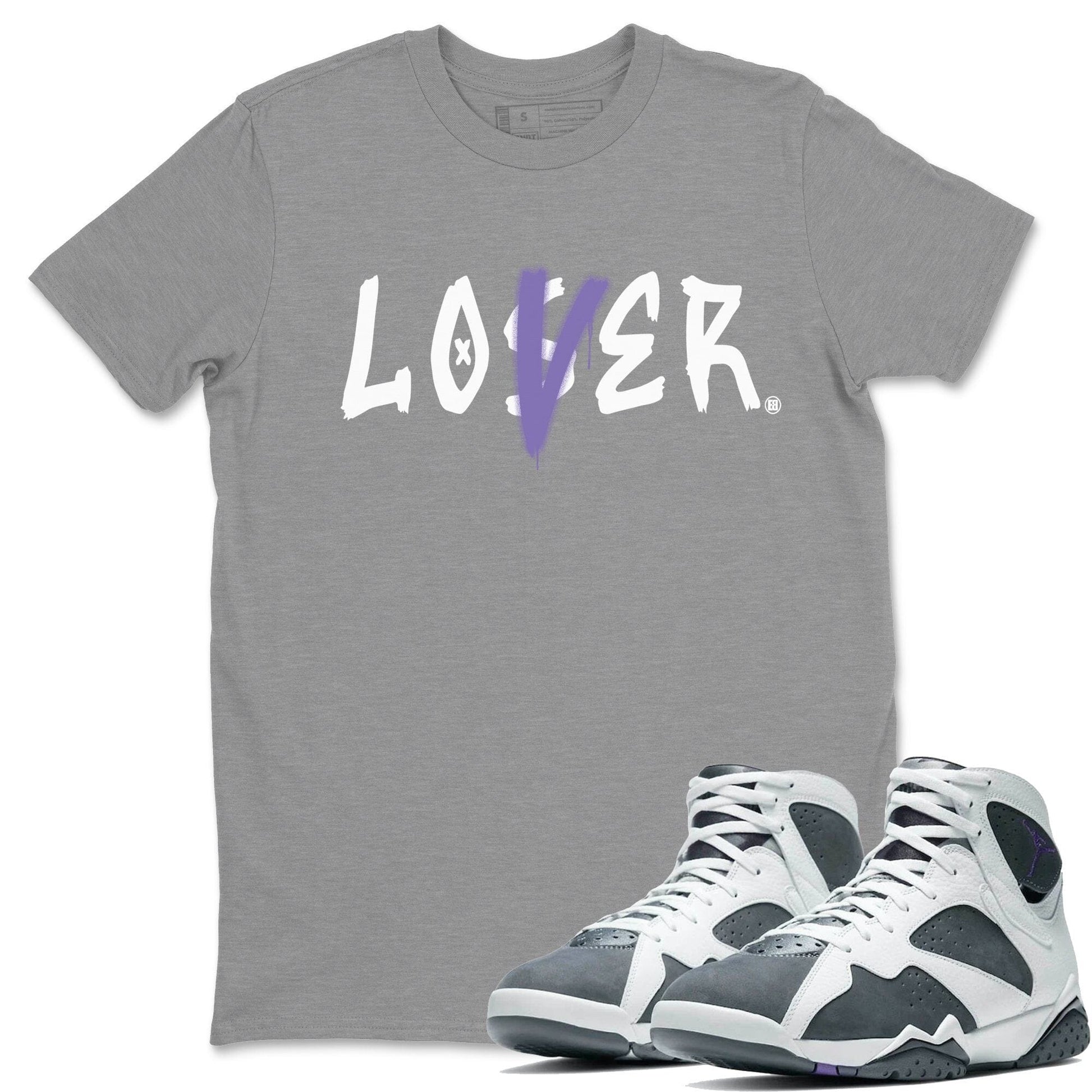 Jordan 7 Flint Sneaker Match Tees Loser Lover Sneaker Tees Jordan 7 Flint Sneaker Release Tees Unisex Shirts