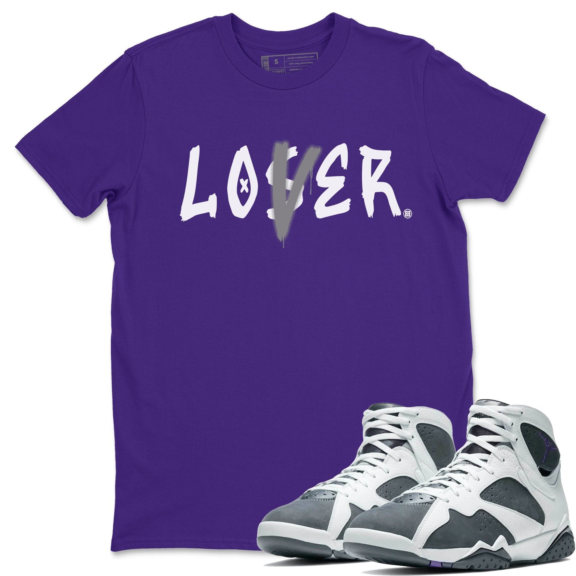 Jordan 7 Flint Sneaker Match Tees Loser Lover Sneaker Tees Jordan 7 Flint Sneaker Release Tees Unisex Shirts