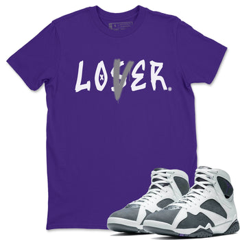 Jordan 7 Flint Sneaker Match Tees Loser Lover Sneaker Tees Jordan 7 Flint Sneaker Release Tees Unisex Shirts