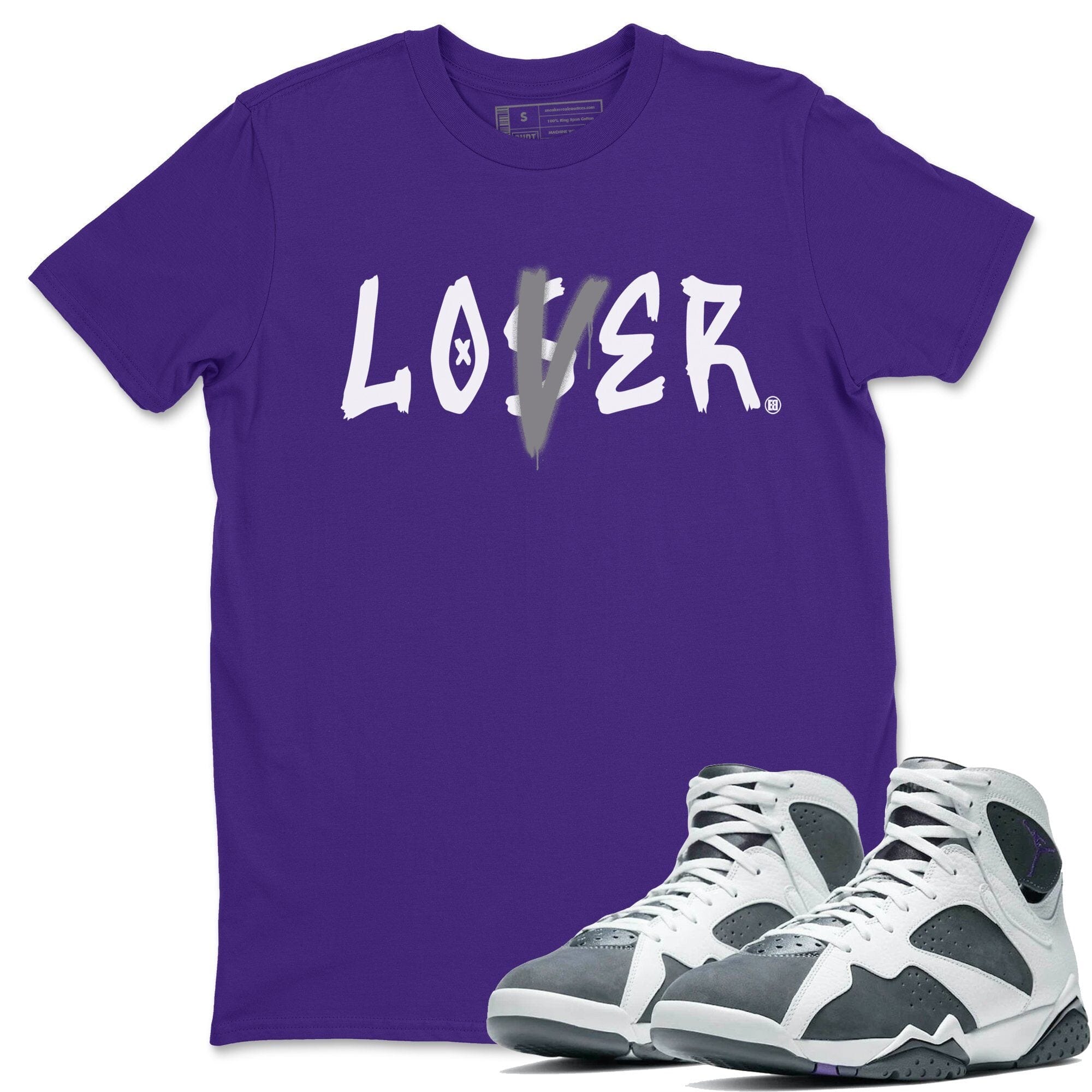 Jordan 7 Flint Sneaker Match Tees Loser Lover Sneaker Tees Jordan 7 Flint Sneaker Release Tees Unisex Shirts