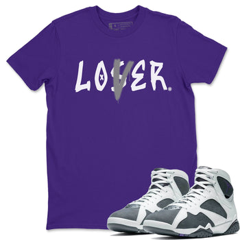 Jordan 7 Flint Sneaker Match Tees Loser Lover Sneaker Tees Jordan 7 Flint Sneaker Release Tees Unisex Shirts
