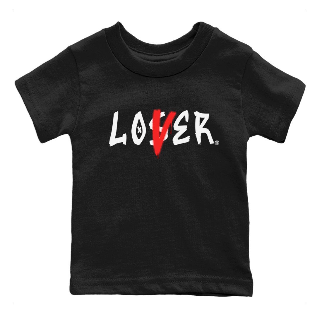 Air Jordan 7 Retro White Infrared shirt to match jordans Loser Lover sneaker tees Air Jordan 7 White Infrared SNRT Sneaker Release Tees Baby Toddler Black 2 T-Shirt