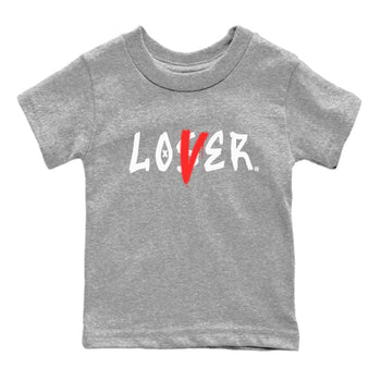 Air Jordan 7 Retro White Infrared shirt to match jordans Loser Lover sneaker tees Air Jordan 7 White Infrared SNRT Sneaker Release Tees Baby Toddler Heather Grey 2 T-Shirt