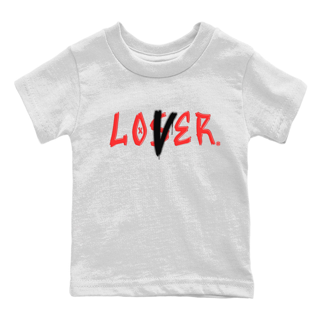 Air Jordan 7 Retro White Infrared shirt to match jordans Loser Lover sneaker tees Air Jordan 7 White Infrared SNRT Sneaker Release Tees Baby Toddler White 2 T-Shirt