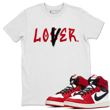 Jordan 1 Chicago Sneaker Match Tees Loser Lover Sneaker Tees Jordan 1 Chicago Sneaker Release Tees Unisex Shirts