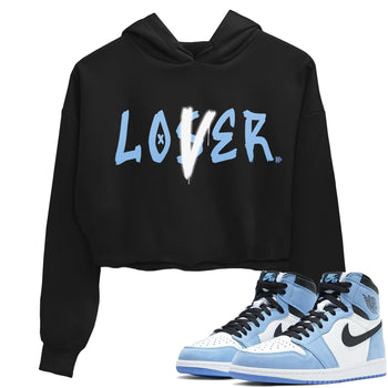 Jordan 1 University Blue Sneaker Match Tees Loser Lover Sneaker Tees Jordan 1 University Blue Sneaker Release Tees Women's Shirts