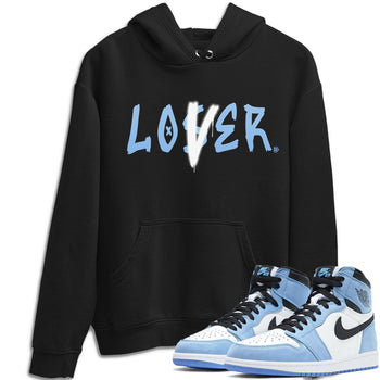 Jordan 1 University Blue Sneaker Match Tees Loser Lover Sneaker Tees Jordan 1 University Blue Sneaker Release Tees Unisex Shirts
