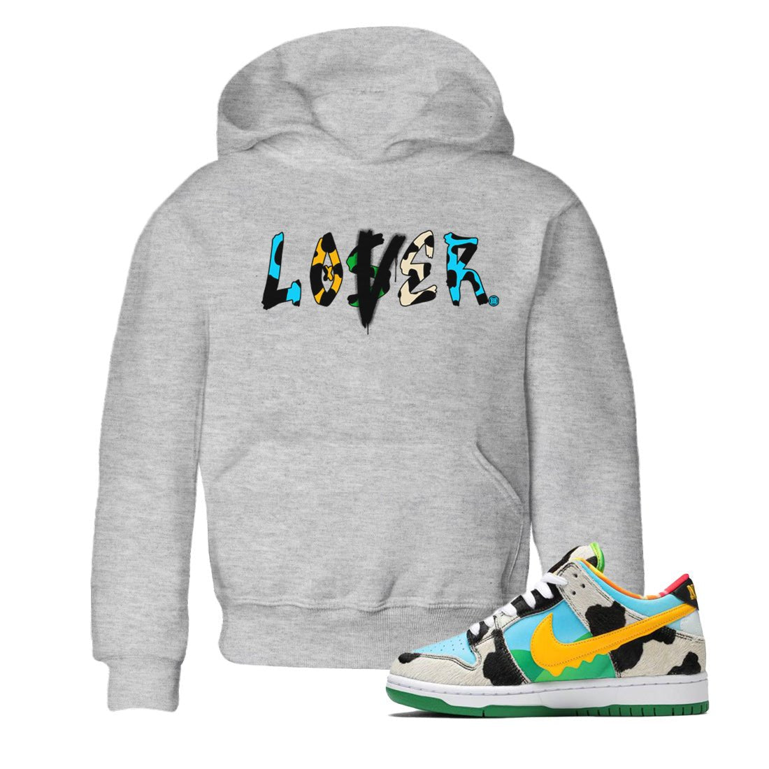 Dunk Chunky Dunky Tee Loser Lover Sneaker Tees Dunk Chunky Dunky Sneaker Release Tees Kids Shirts Heather Grey 1