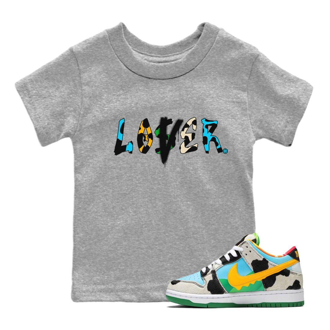 Dunk Chunky Dunky Tee Loser Lover Sneaker Tees Dunk Chunky Dunky Sneaker Release Tees Kids Shirts Heather Grey 1