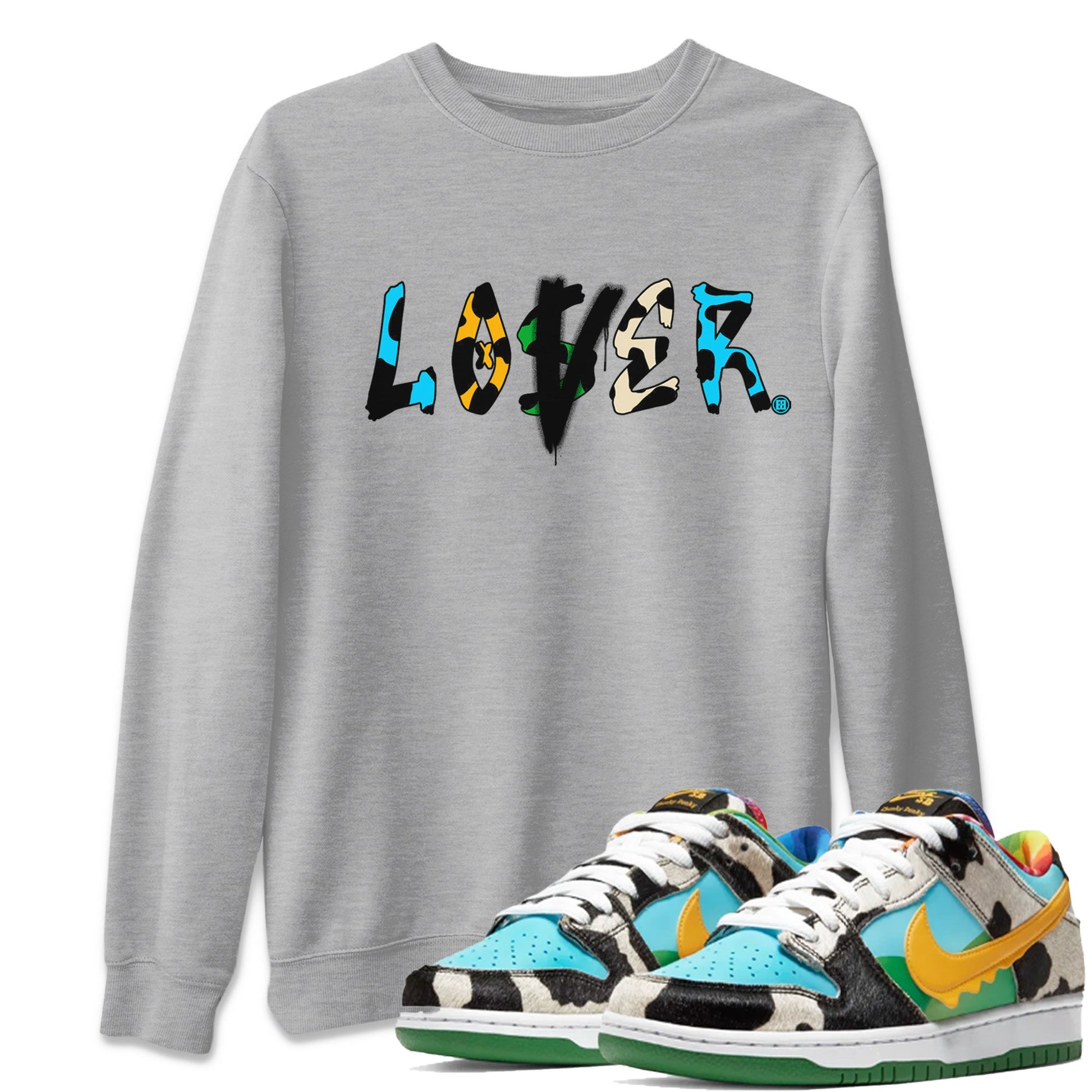 Dunk Chunky Dunky Tee Loser Lover Sneaker Tees Dunk Chunky Dunky Sneaker Release Tees Unisex Shirts Heather Grey 1