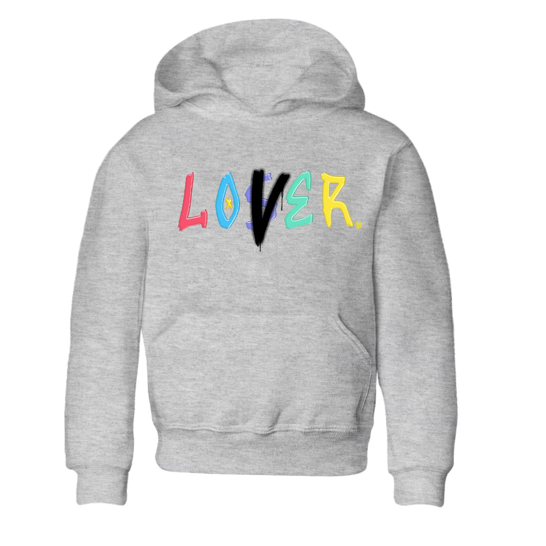 Dunk Easter Candy Sneaker Match Tees Loser Lover Sneaker Tees Holiday Easter T-Shirt Sneaker Release Tees Kids Shirts Heather Grey 2