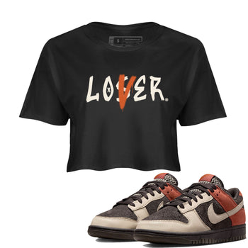 Dunk Low Red Panda shirt to match jordans Loser Lover sneaker tees Dunk Low Red Panda SNRT Sneaker Release Tees Black 1 Crop T-Shirt