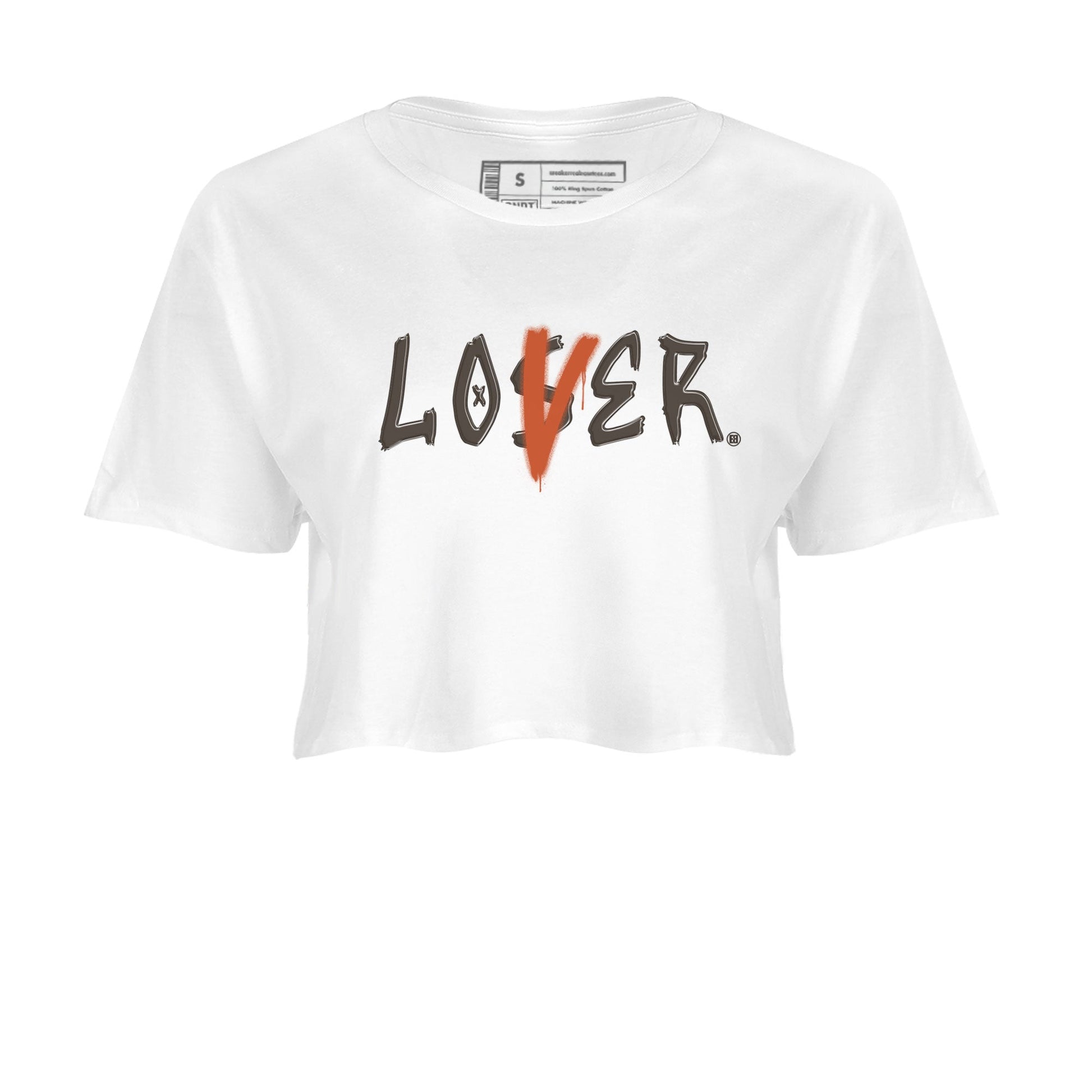 Dunk Low Red Panda shirt to match jordans Loser Lover sneaker tees Dunk Low Red Panda SNRT Sneaker Release Tees White 2 Crop T-Shirt