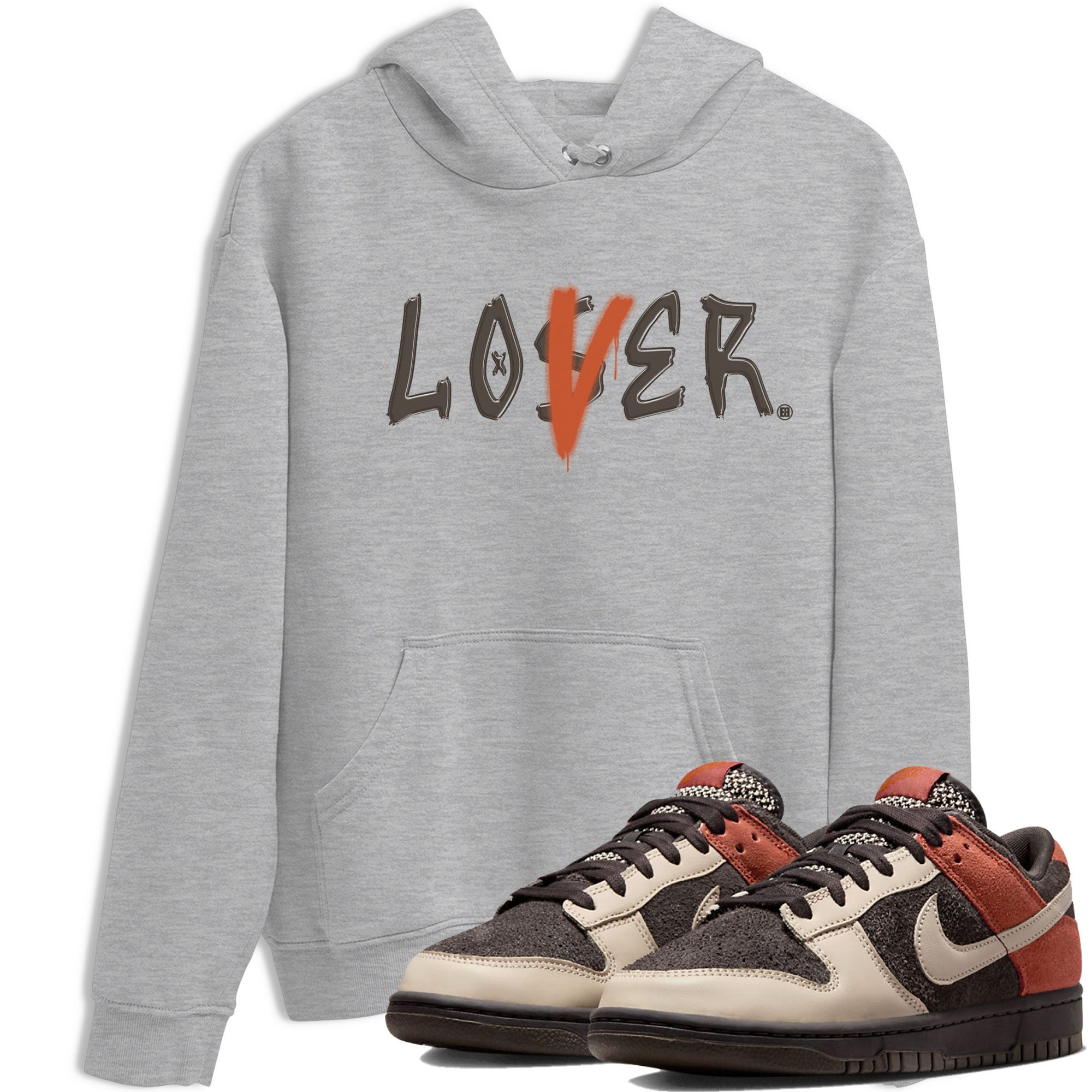 Dunk Low Red Panda shirt to match jordans Loser Lover sneaker tees Dunk Low Red Panda SNRT Sneaker Release Tees Unisex Heather Grey 1 T-Shirt