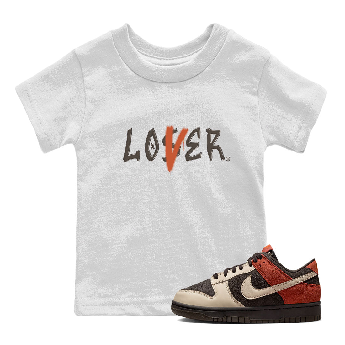 Dunk Low Red Panda shirt to match jordans Loser Lover sneaker tees Dunk Low Red Panda SNRT Sneaker Release Tees Baby Toddler White 1 T-Shirt