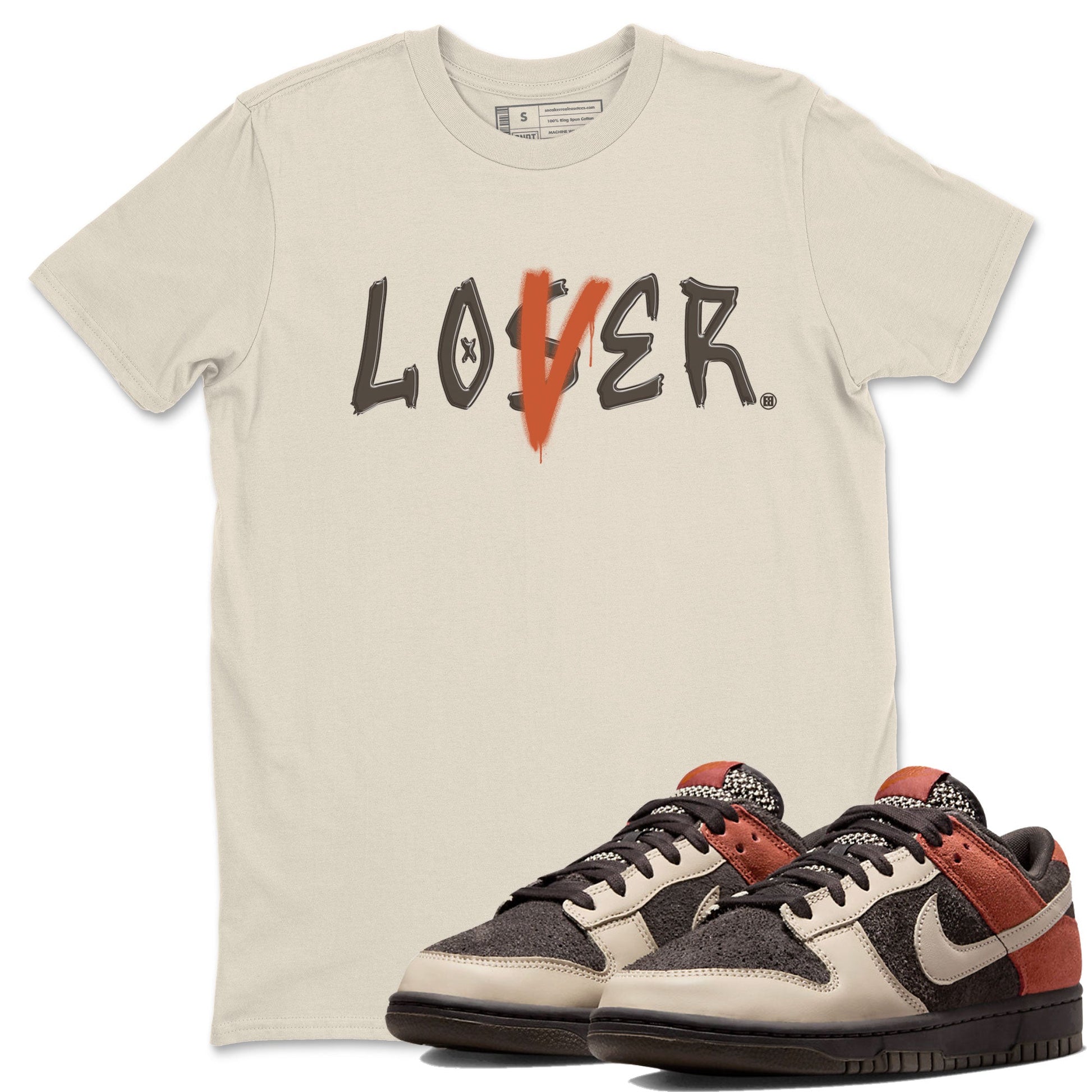 Dunk Low Red Panda shirt to match jordans Loser Lover sneaker tees Dunk Low Red Panda SNRT Sneaker Release Tees Unisex Natural 1 T-Shirt