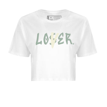 Dunk Low Mica Green Shirts Loser Lover Sneaker Tees Dunk Mica Green Sneaker Release Tees Women's Shirts White 2