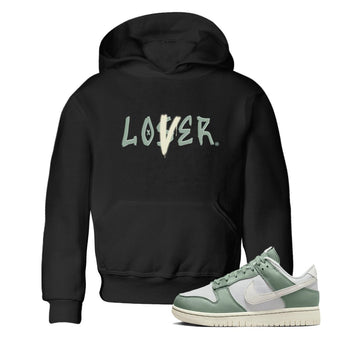 Dunk Low Mica Green Shirts Loser Lover Sneaker Tees Dunk Mica Green Sneaker Release Tees Kids Shirts Black 1