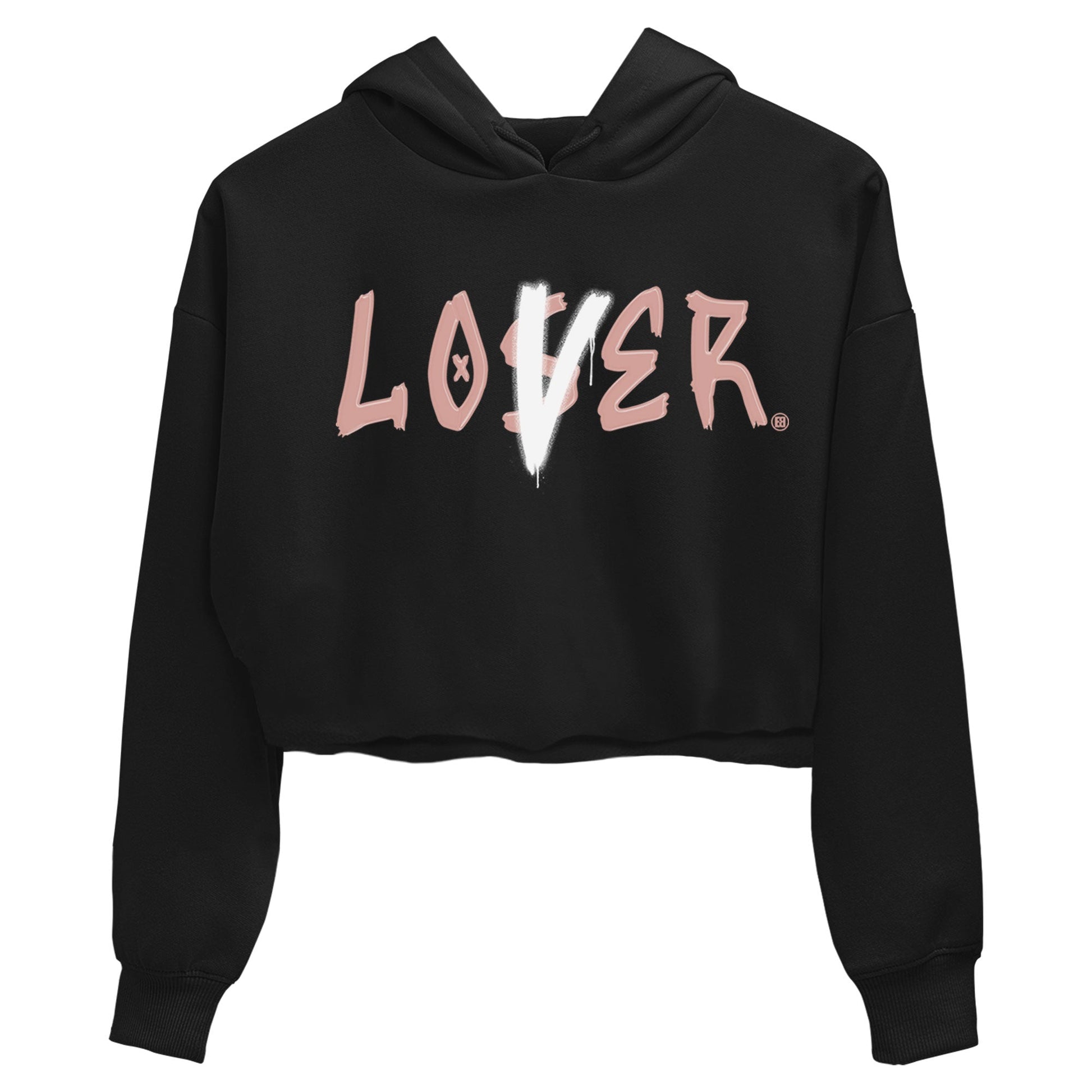 Dunk Low WMNS Rose Whisper shirt to match jordans Loser Lover sneaker tees Dunk Rose Whisper SNRT Sneaker Release Tees Black 2 Crop T-Shirt