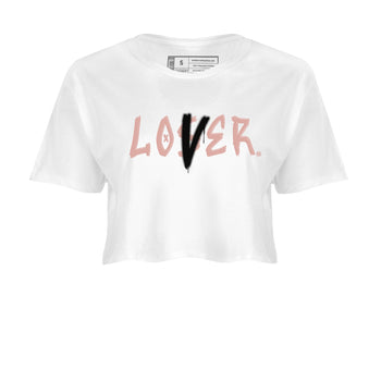 Dunk Low WMNS Rose Whisper shirt to match jordans Loser Lover sneaker tees Dunk Rose Whisper SNRT Sneaker Release Tees White 2 Crop T-Shirt