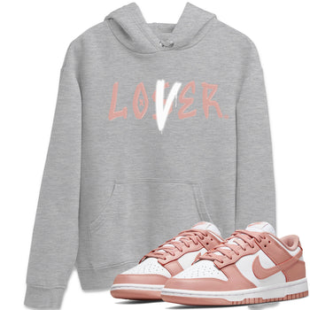 Dunk Low WMNS Rose Whisper shirt to match jordans Loser Lover sneaker tees Dunk Rose Whisper SNRT Sneaker Release Tees Casual Unisex shirts Heather Grey 1 T-Shirt