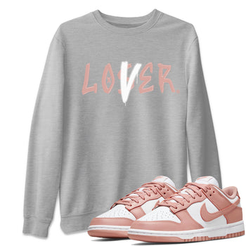 Dunk Low WMNS Rose Whisper shirt to match jordans Loser Lover sneaker tees Dunk Rose Whisper SNRT Sneaker Release Tees Casual Unisex shirts Heather Grey 1 T-Shirt