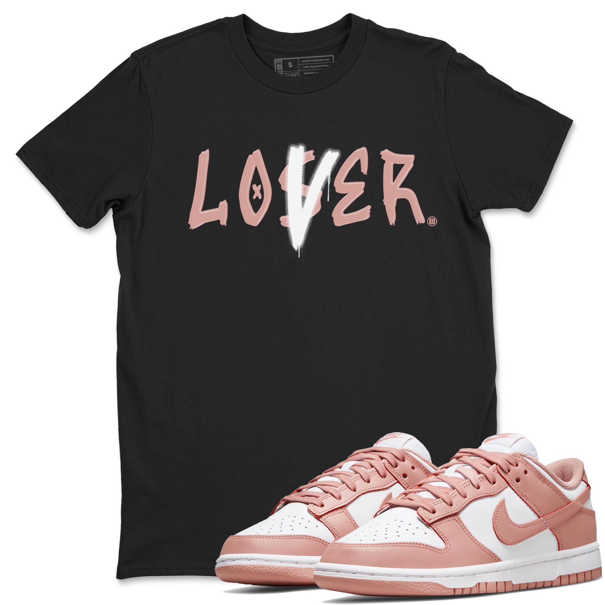 Dunk Low WMNS Rose Whisper shirt to match jordans Loser Lover sneaker tees Dunk Rose Whisper SNRT Sneaker Release Tees Casual Unisex shirts Black 1 T-Shirt