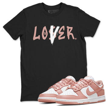 Dunk Low WMNS Rose Whisper shirt to match jordans Loser Lover sneaker tees Dunk Rose Whisper SNRT Sneaker Release Tees Casual Unisex shirts Black 1 T-Shirt