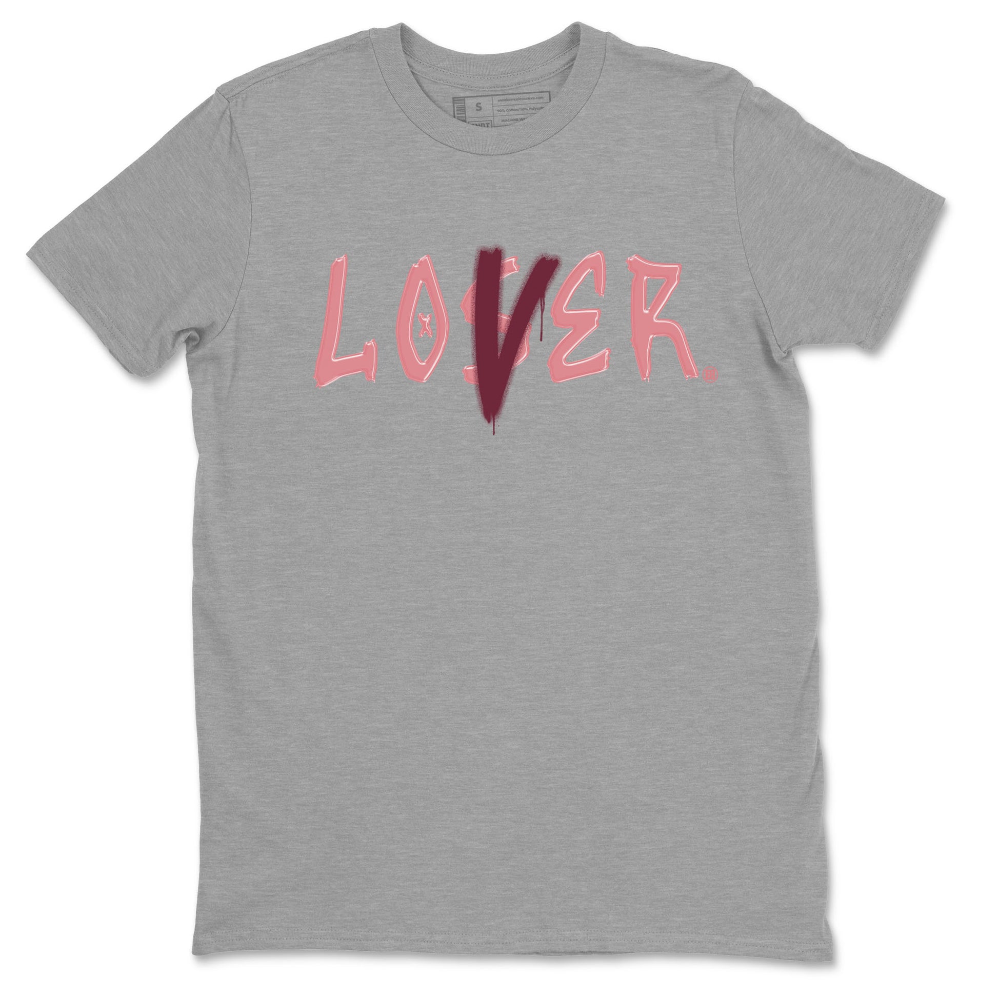 Dunks Valentine's Day shirt to match jordans Special Valentine Day Clothes jordans Loser Lover sneaker tees Dunk Valentine's Day SNRT Sneaker Release Tees unisex cotton Heather Grey 2 crew neck shirt