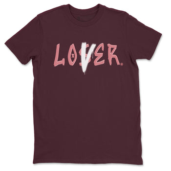 Dunks Valentine's Day shirt to match jordans Special Valentine Day Clothes jordans Loser Lover sneaker tees Dunk Valentine's Day SNRT Sneaker Release Tees unisex cotton Maroon 2 crew neck shirt