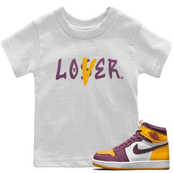 Jordan 1 Brotherhood Sneaker Match Tees Loser Lover Sneaker Tees Jordan 1 Brotherhood Sneaker Release Tees Kids Shirts