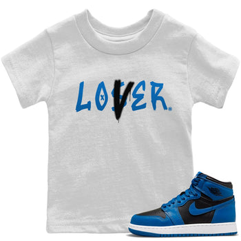 Jordan 1 Dark Marina Blue Sneaker Match Tees Loser Lover Sneaker Tees Jordan 1 Dark Marina Blue Sneaker Release Tees Kids Shirts