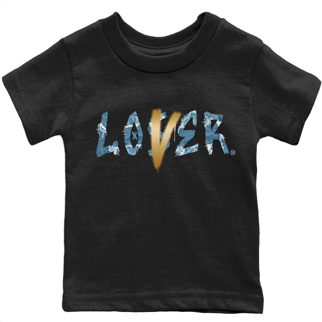 Jordan 1 Denim Sneaker Match Tees Loser Lover Sneaker Tees Jordan 1 Denim Sneaker Release Tees Kids Shirts