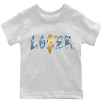 Jordan 1 Denim Sneaker Match Tees Loser Lover Sneaker Tees Jordan 1 Denim Sneaker Release Tees Kids Shirts